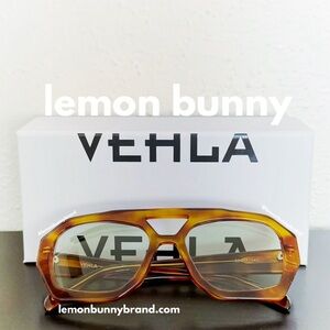 VEHLA River Sunglasses in Honey Tort/Sage VS353 OS Brand New NWT